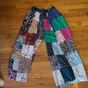 Colorful Patchwork Pants by Ashley Taylor